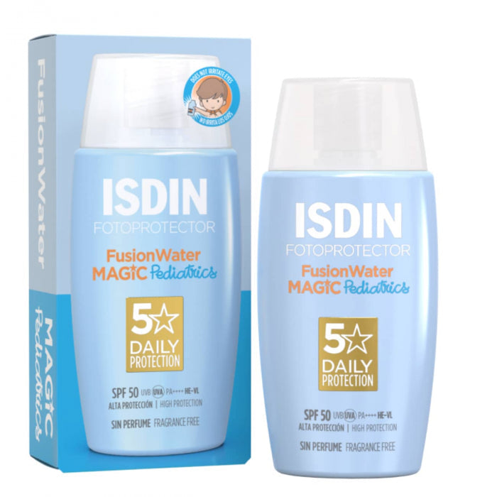 Isdin Pediatrics Fusion Water Fotoprotetor Solar FPS 50 50ml - Imagem 2