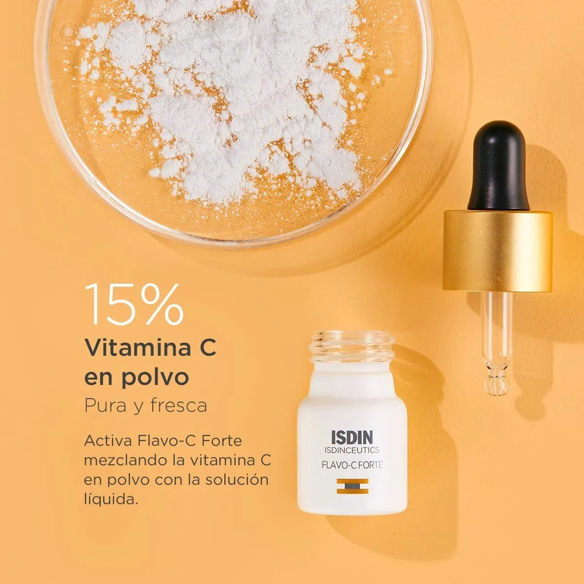 Kit 3 Unidades - Flavo-C Forte 3 unidades – 5,3 ml Vitamina C Sérum Antioxidante Intensivo - Imagem 3