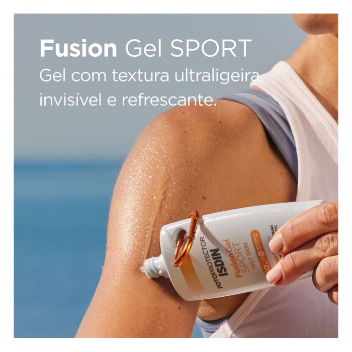 Isdin Fotoprotector Sport Fusion Gel FPS 50 100ml - Imagem 4